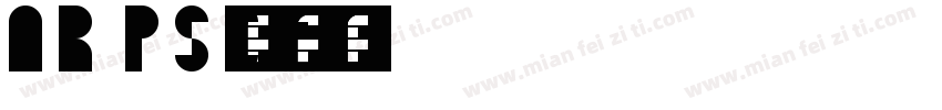 AR PShinChan字体转换